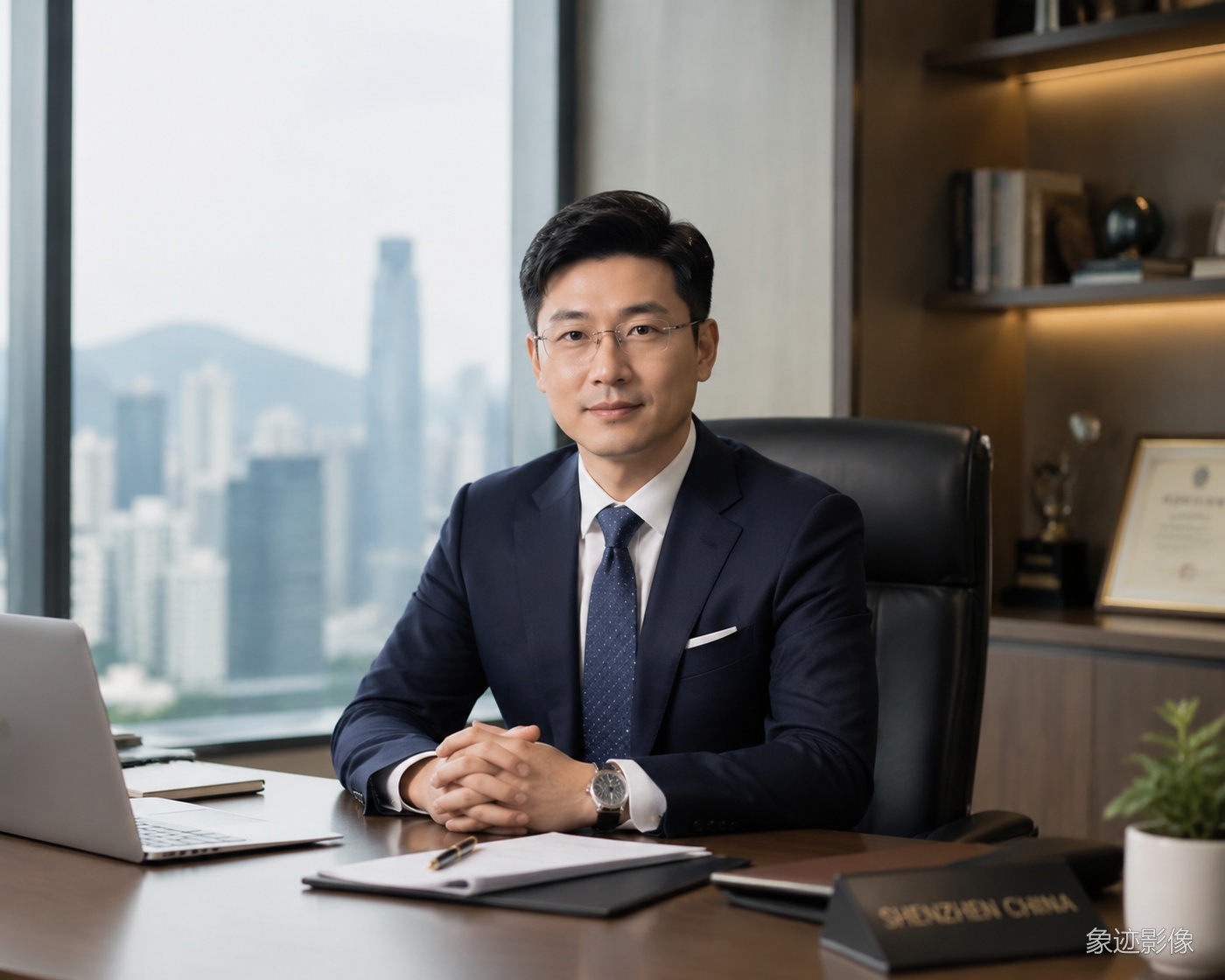 银行经理职业形象照