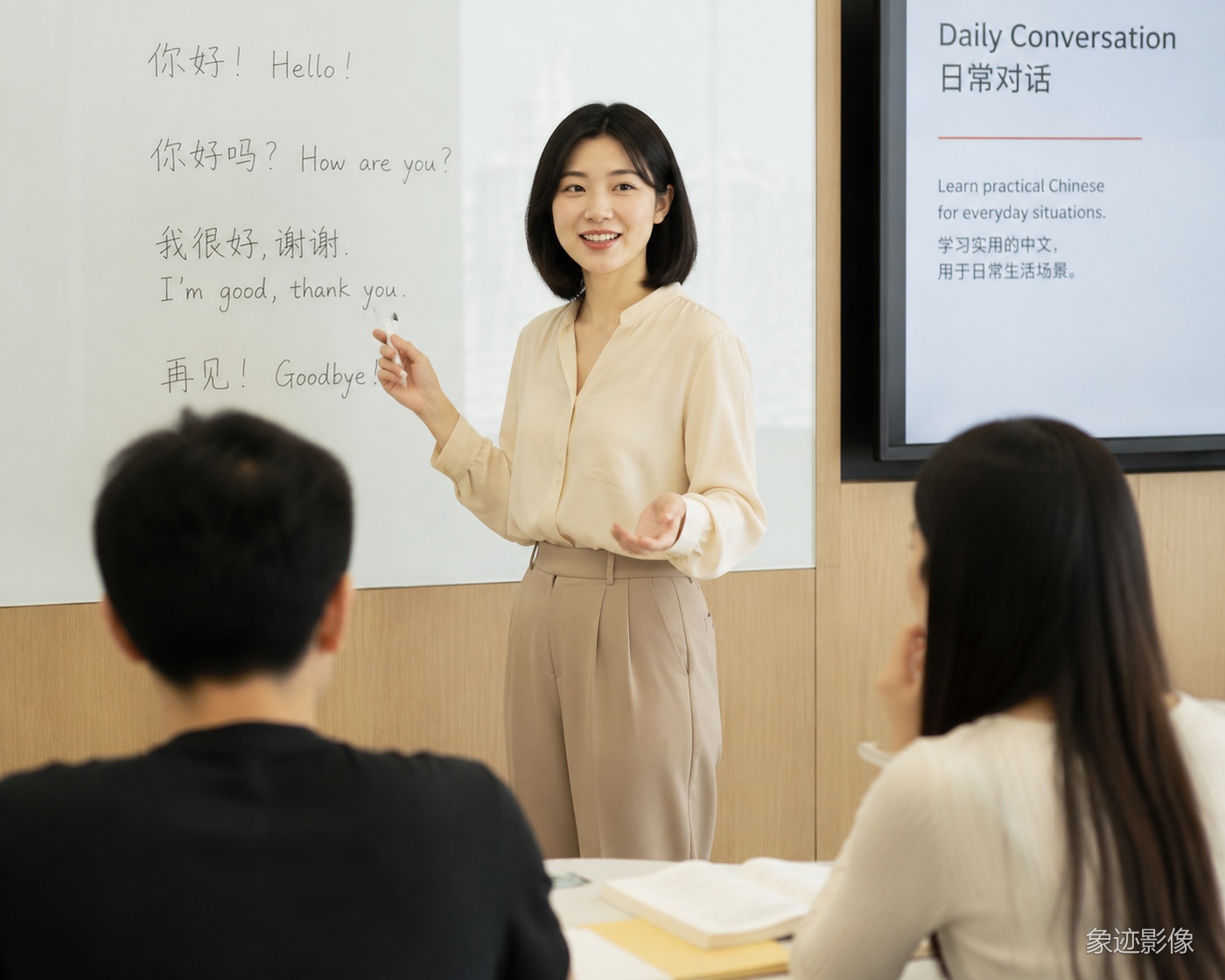 外语老师职业形象照
