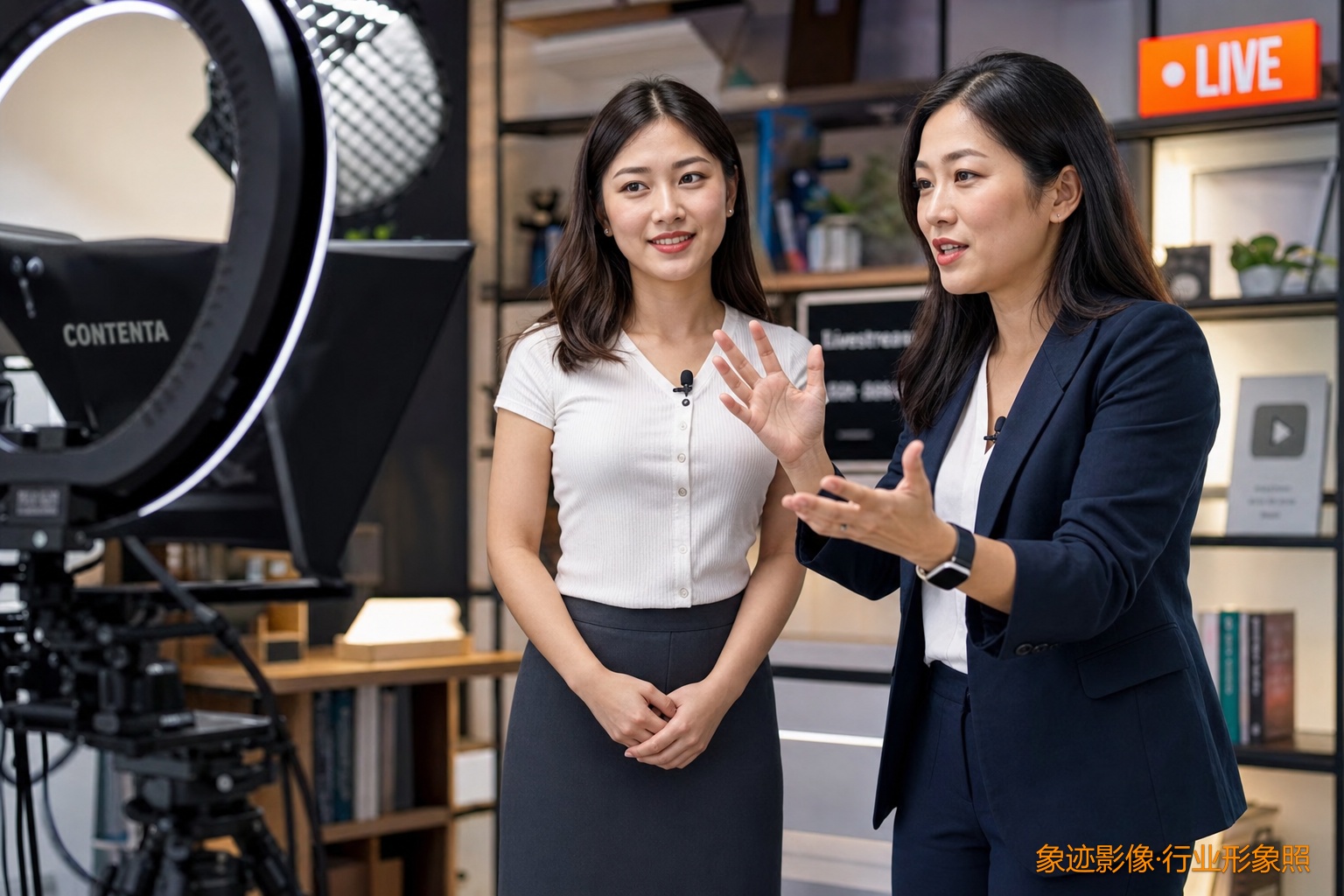 深圳视觉设计师职业形象照 电商直播 象迹影像