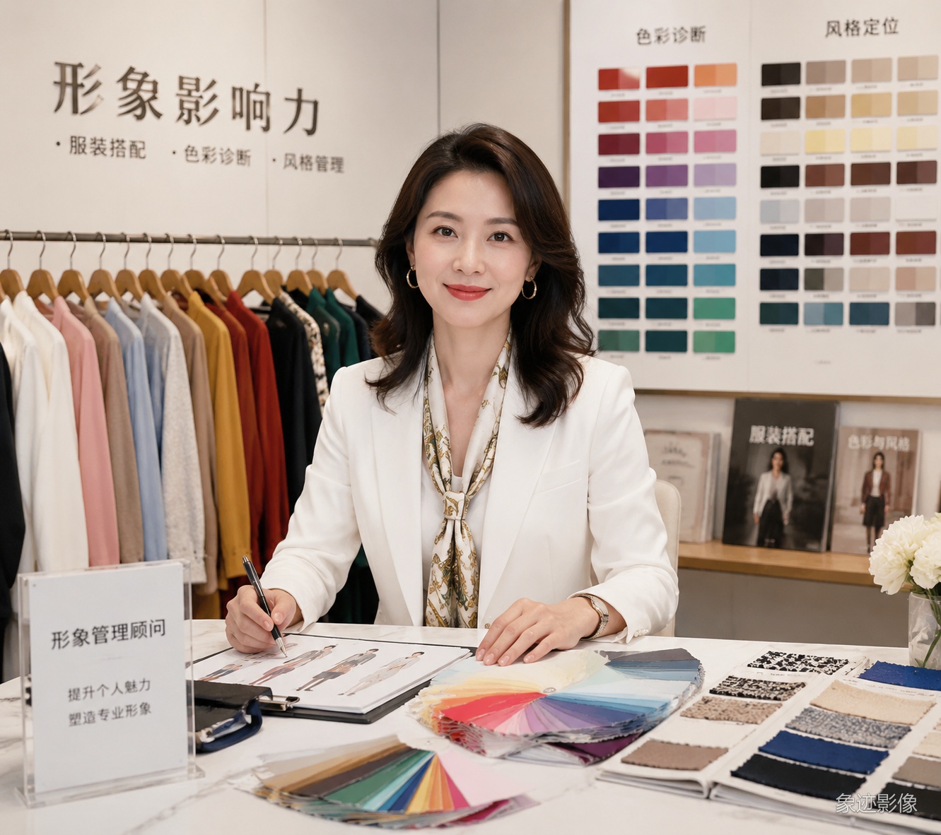 深圳留学文书师职业形象照 考研留学 象迹影像
