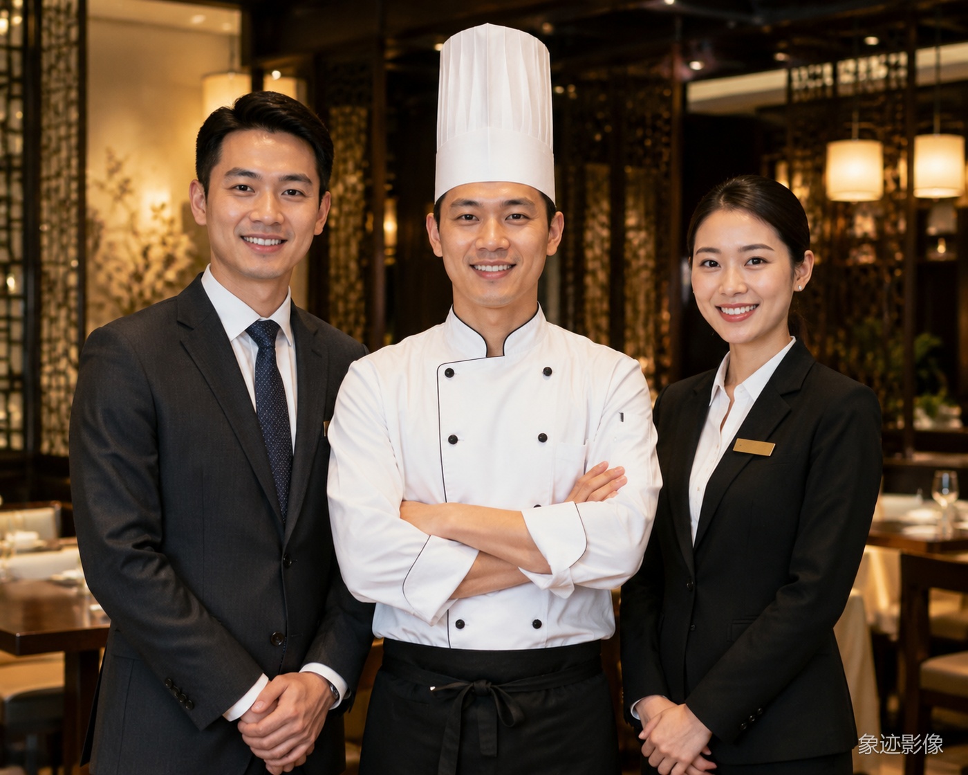 深圳咖啡师职业形象照 餐饮零售 象迹影像